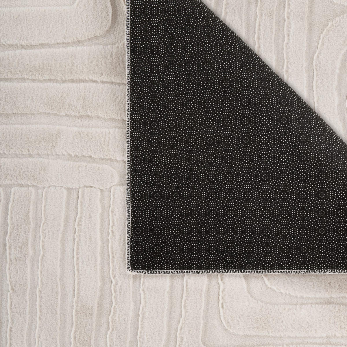 KURZFLORTEPPICH 200/280 cm Lelystad 528 - Creme, Kunststoff (200/280cm) - Paco Home