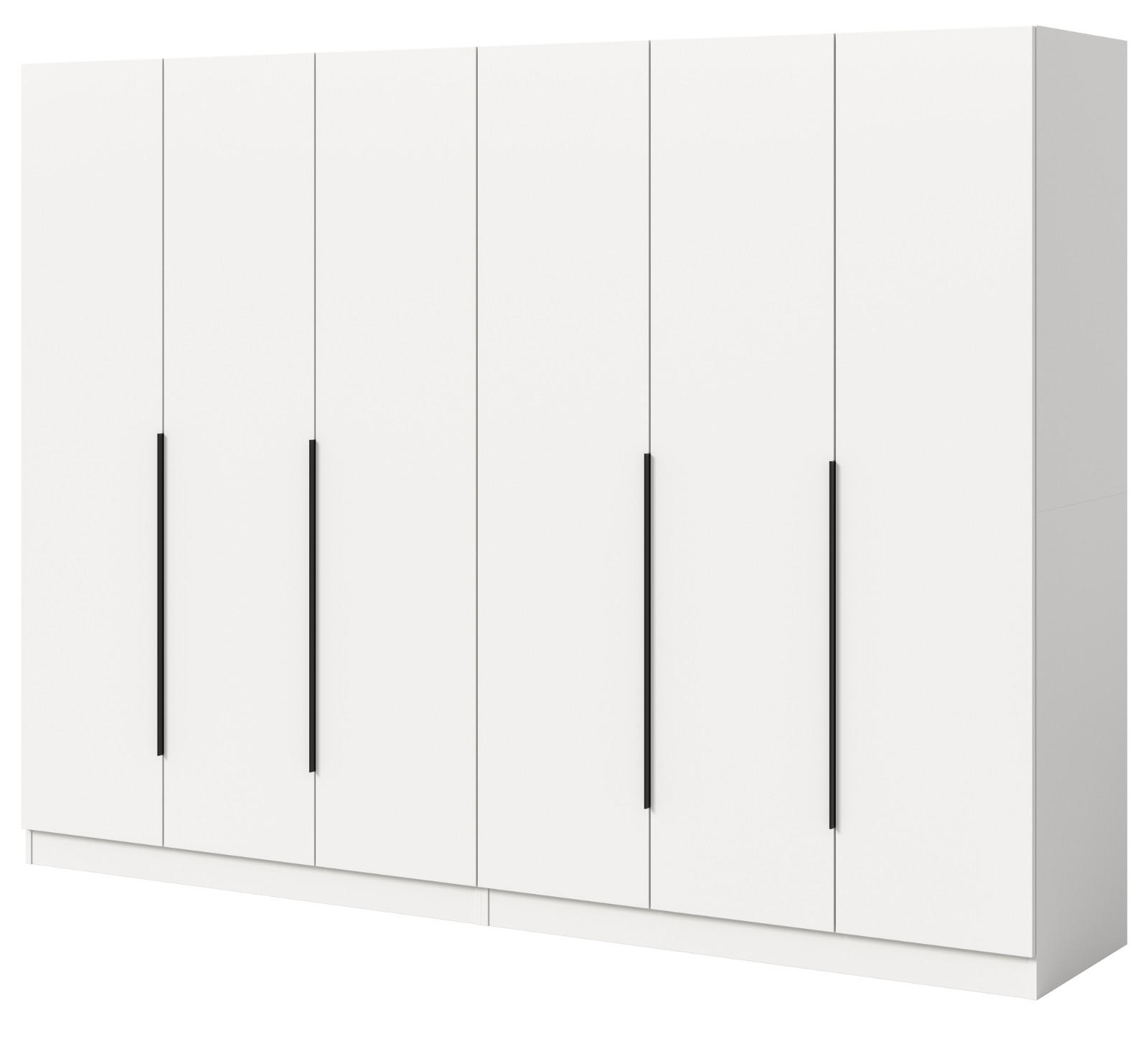 Inn.Furn Kleiderschrank Weiß 240x181x52 cm