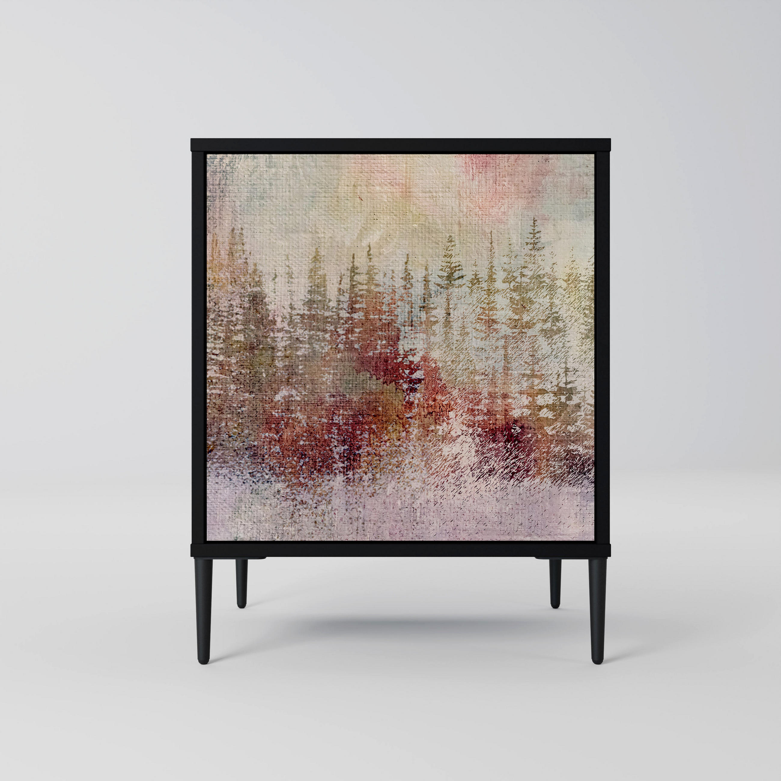 SpaceRebels Sideboard Schwarz 57.5x72.5x42 cm