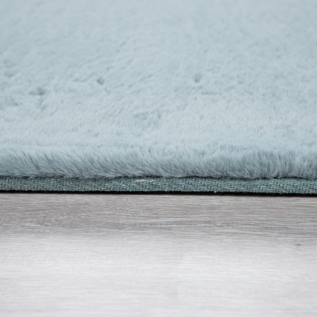 TEPPICH Hochflor Unifarben schmutzabweisend Türkis Läufer 80x300 - Blau, Textil (80/300cm) - KADIMA DESIGN
