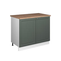SPODNÁ SKRINKA POD DREZ Fame-Line, Zelený a zlatý vidiecky dom/biely, 100 cm, AP Oak - biela/zelená, kompozitné drevo (100/82/60cm) - Vicco