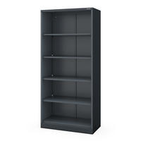 BÜRO-REGAL aus Metall RUFUS 195 × 90 × 45 cm - Anthrazit, Metall (90/195/45cm) - Jan Nowak