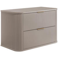WASCHBECKUNTERSCHRANK Kaschmir matt B/H/T 80/51/41cm - Kaschmir, Holzwerkstoff/Kunststoff (80/51/41cm)