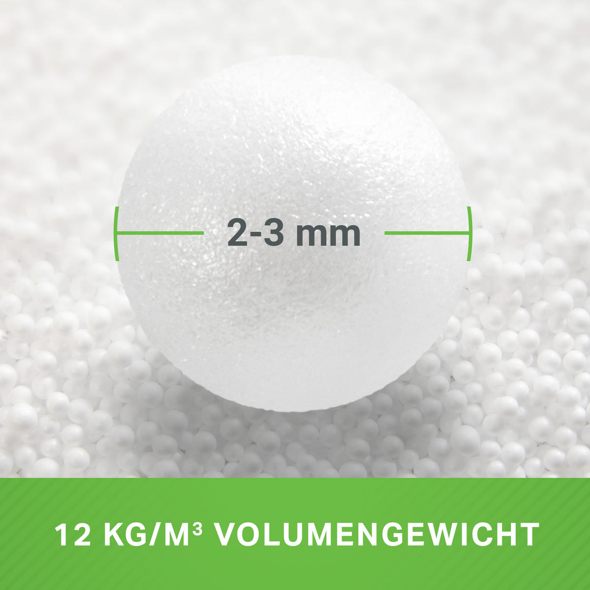 EPS-PERLEN Sitzsack-Füllung 300 Liter - Weiß, Kunststoff (1/1/1cm) - Green Bean