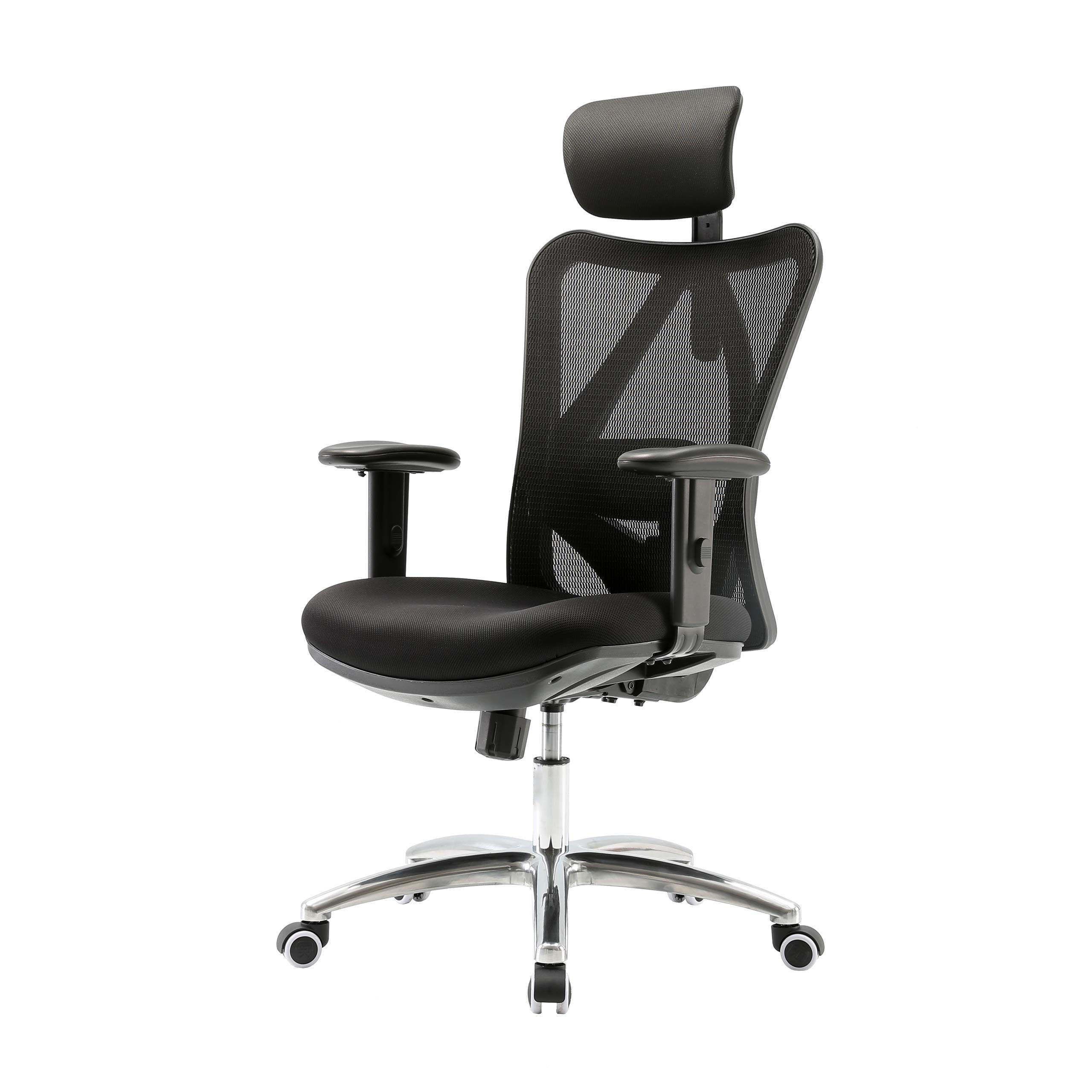 BÜROSTUHL Schwarz - Schwarz, Textil (66/129/69cm) - SIHOO
