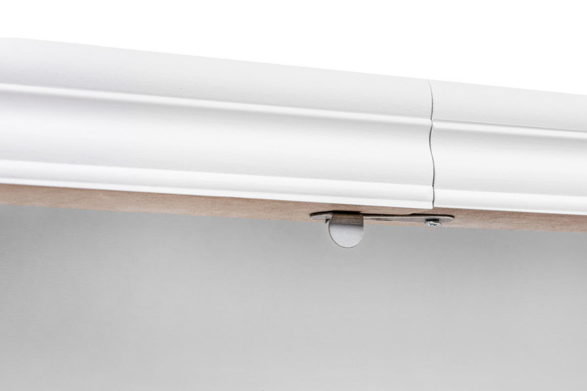 ESSTISCH COSPE ausziehbar bis 300cm, weiß - Weiß, Holz (200/77/100cm) - KONSIMO®