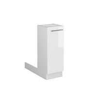 KÜCHENINSEL Fame-Line Weiß Hochglanz 30 cm ohne AP - Weiß Hochglanz/Weiß, Holzwerkstoff (30/82/70cm) - Vicco