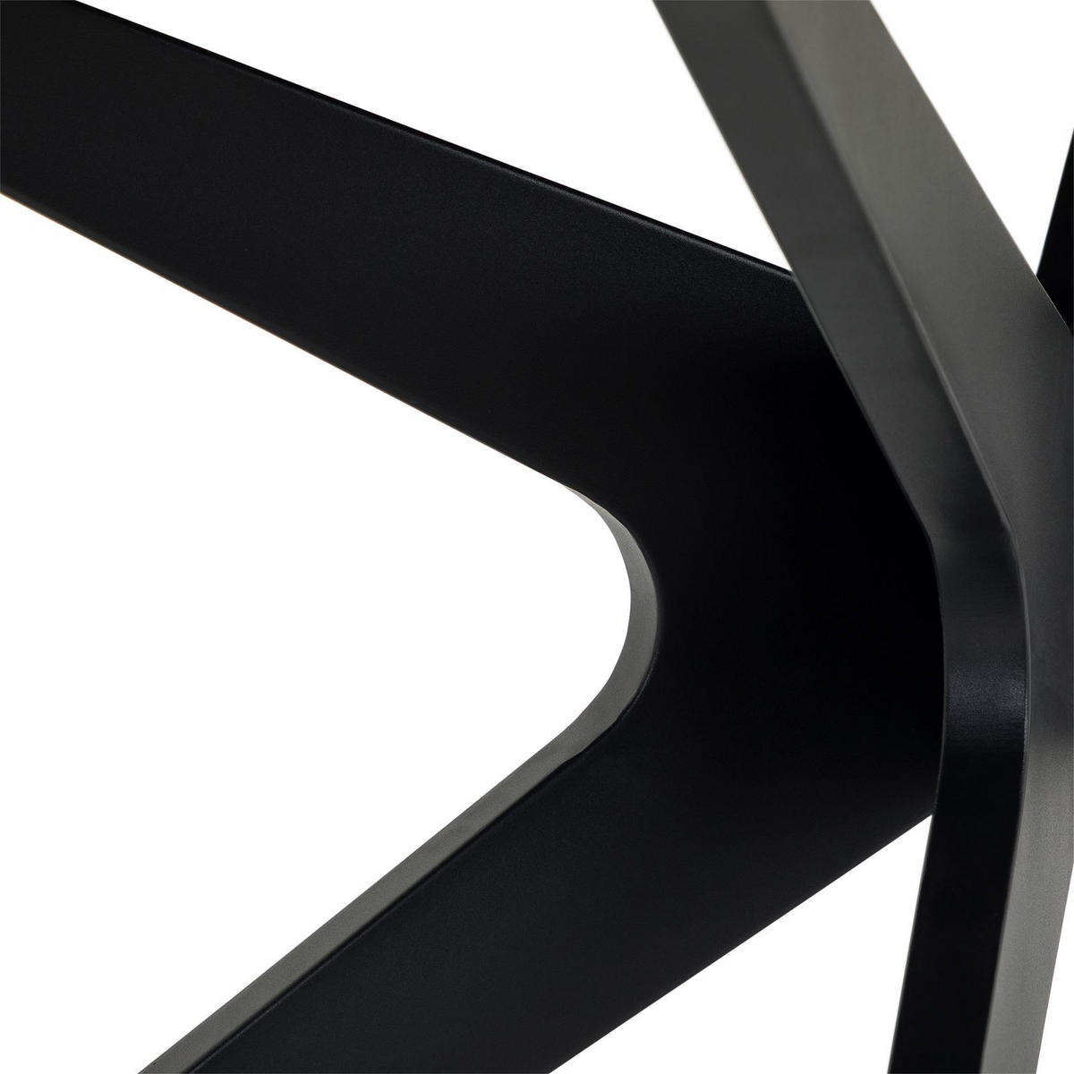 ESSTISCH TAVO schwarz - Schwarz, Holzwerkstoff (90/180/76cm) - IDIMEX