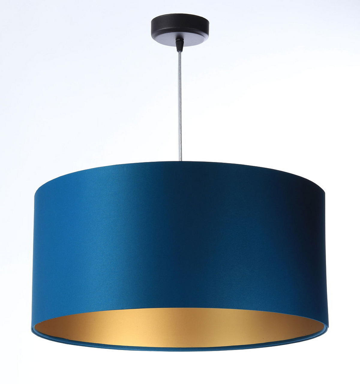 HÄNGELEUCHTE Gold 60/30 cm - Türkis/Goldfarben, Kunststoff (60/1.1/30cm) - ONZENO