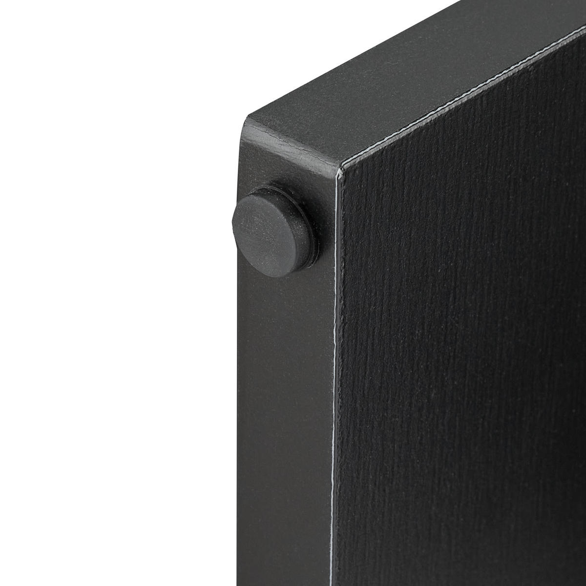 MONITORSTÄNDER Schwarz für 2 Monitore verstellbar MDF 104 cm - Schwarz, Holzwerkstoff (20.5/104/11cm) - Relaxdays