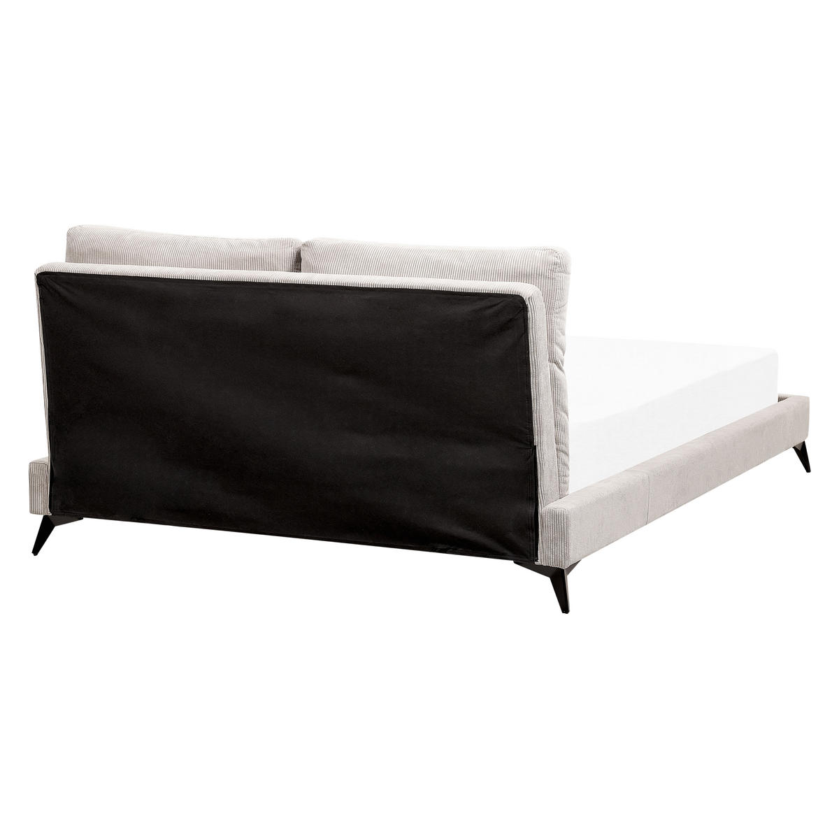 TAPECIRANI KREVET 160/200cm svijetli bež Melle - bež, tekstil/prirodni materijali (160/200cm) - Beliani