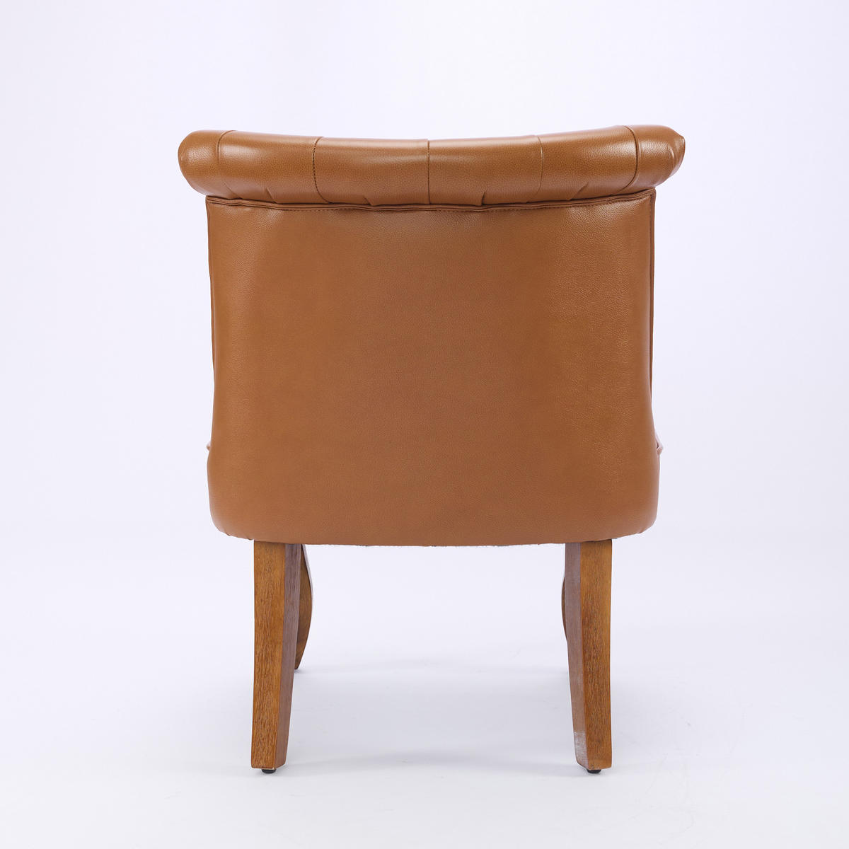 STUHL Echtleder mit Massivholzbeinen, DE-42328, Hellbraun - Hellbraun, Holzwerkstoff (60/72/56cm) - ComfortXL