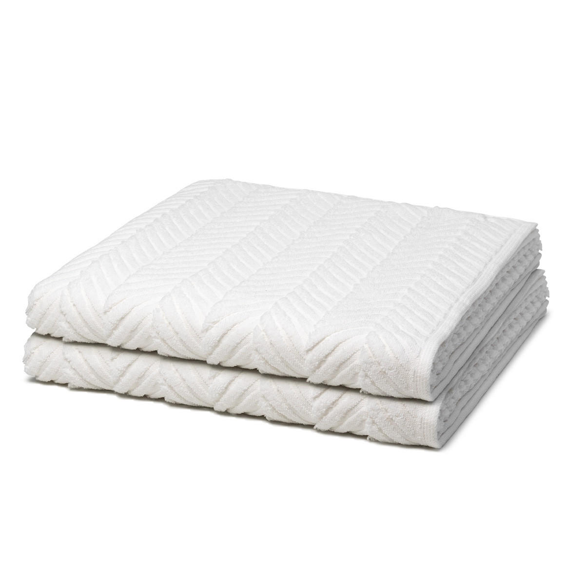 DUSCHTUCH Sensual Skin Zopf 2er-Set - Weiß, Textil (75/140cm) - Ross