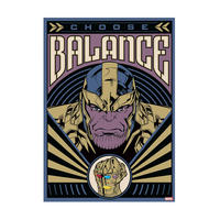 LEINWANDBILD Marvel Wählen Sie Balance - Leinwand 50x70cm - Multicolor, Holzwerkstoff (70/50cm) - Marvel