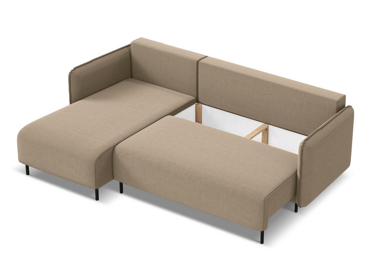 POUF Chenille Stoff Rot - Rot/Weinrot, Kunststoff/Textil (60/35/60cm) - Makamii