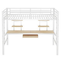 HOCHBETT Metall 90/200 cm Weiß - Weiß, Metall - Raumix