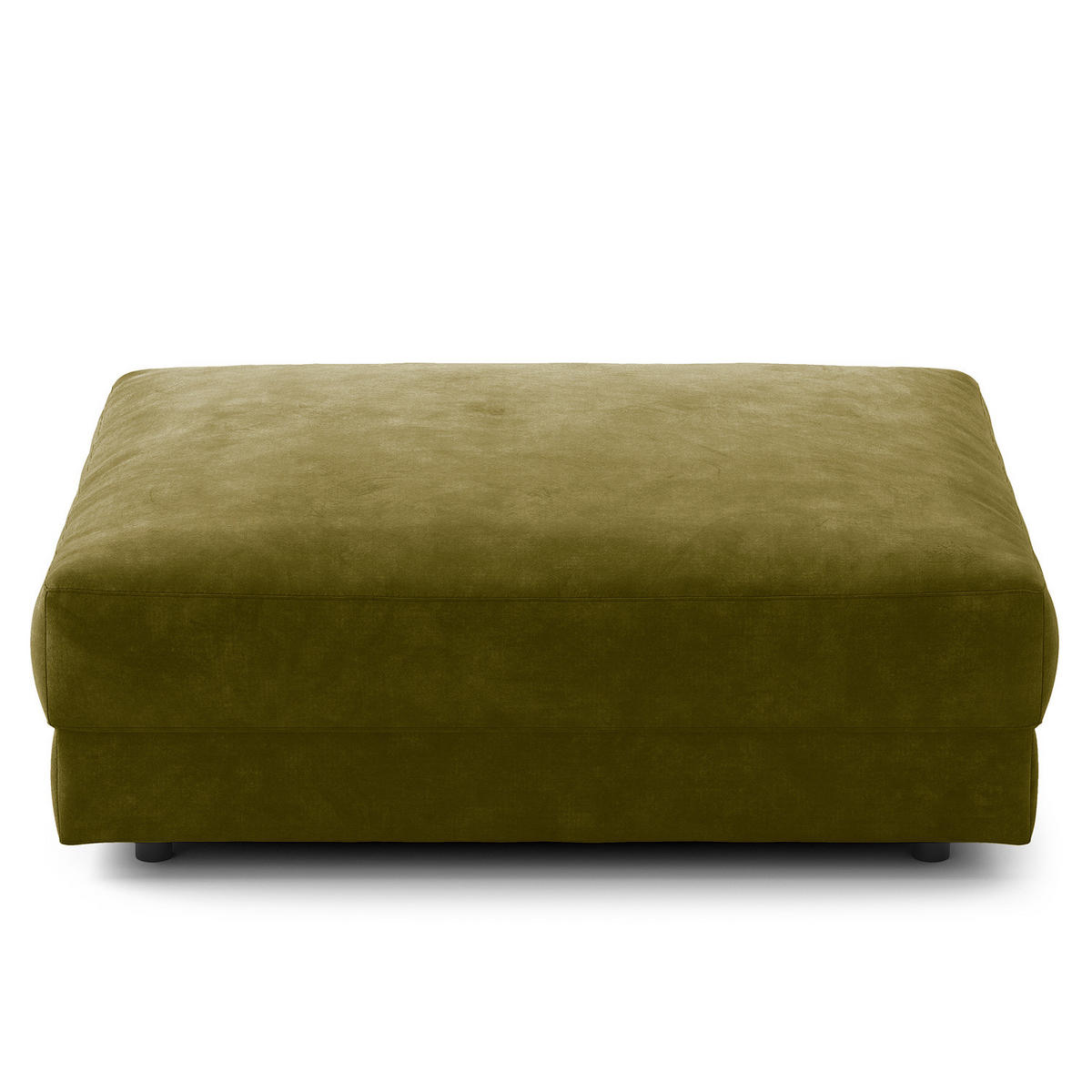 POLSTERHOCKER - Schwarz/Grün, Kunststoff/Textil (105/38/117cm) - home24