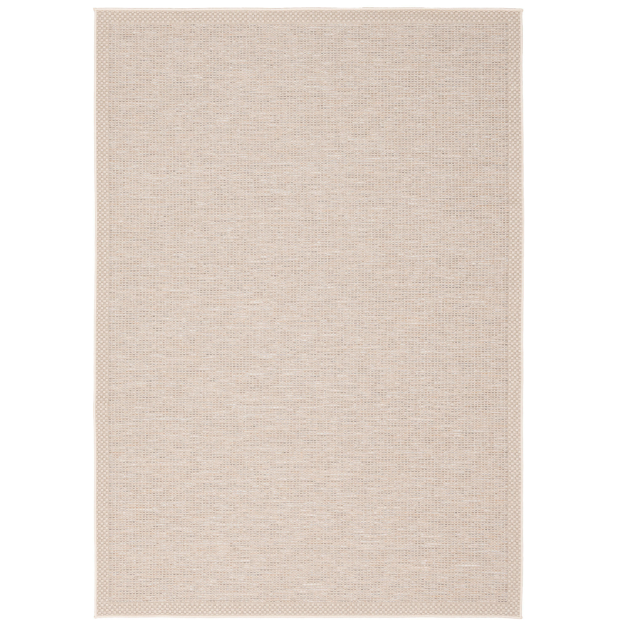 IN & OUTDOOR TEPPICH FLACHGEWEBE OTTAWA BORDÜRE - Beige, Textil (140/200cm) - Pergamon