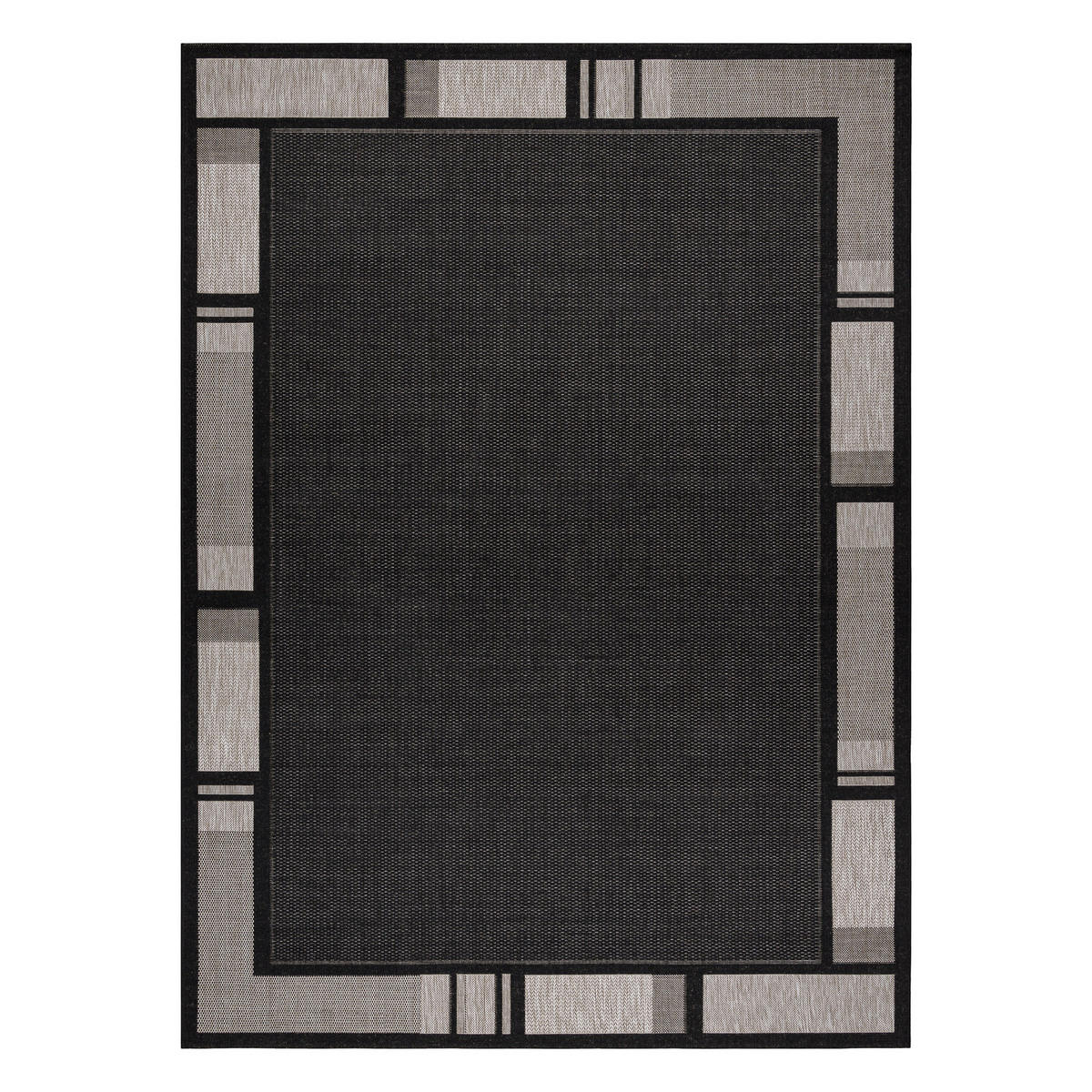 TEPPICH Floorlux 200/290 cm - Schwarz, Textil (200/290cm) - rugsX