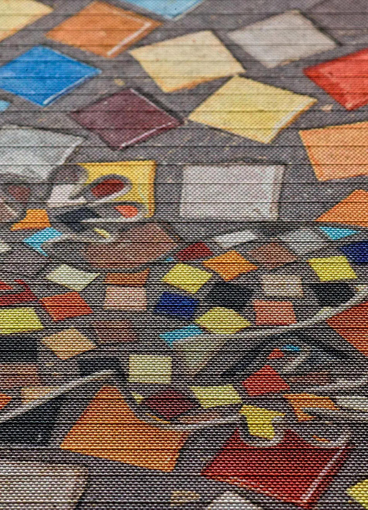 KÜCHENTEPPICH Mehrfarbig Ricci 52/100 cm - Multicolor, Kunststoff/Textil (52/100cm) - Atticgo
