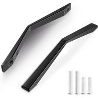MÖBELGRIFF Schwarz 10er-Set 128 mm Aluminium - Schwarz, Metall (0.1/3/1.58cm)