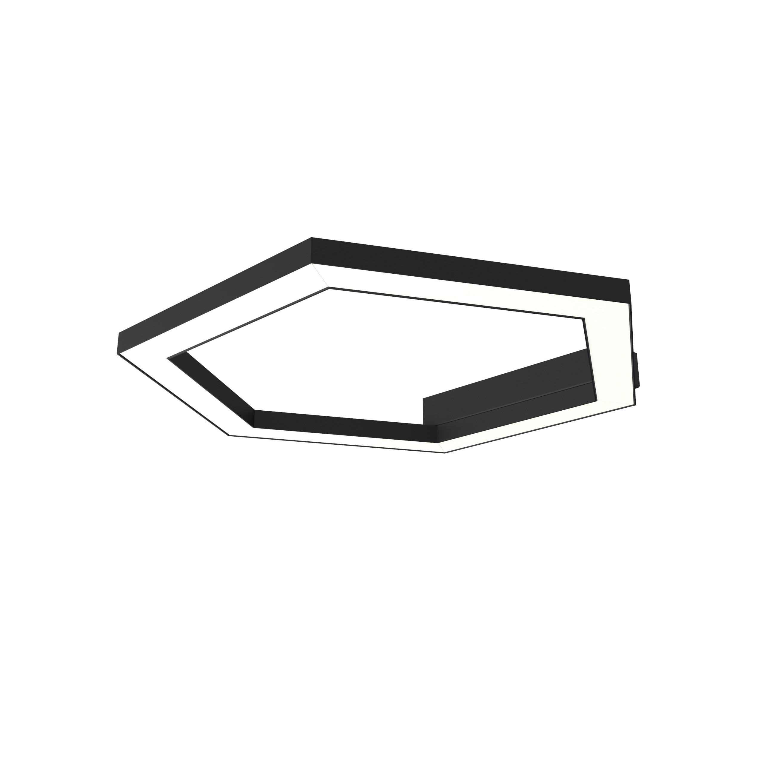 Lumicom Led-Deckenleuchte Schwarz 3x40x1.6 cm