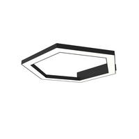 LED-DECKENLEUCHTE - Schwarz, Metall (1.6/3/40cm) - Lumicom