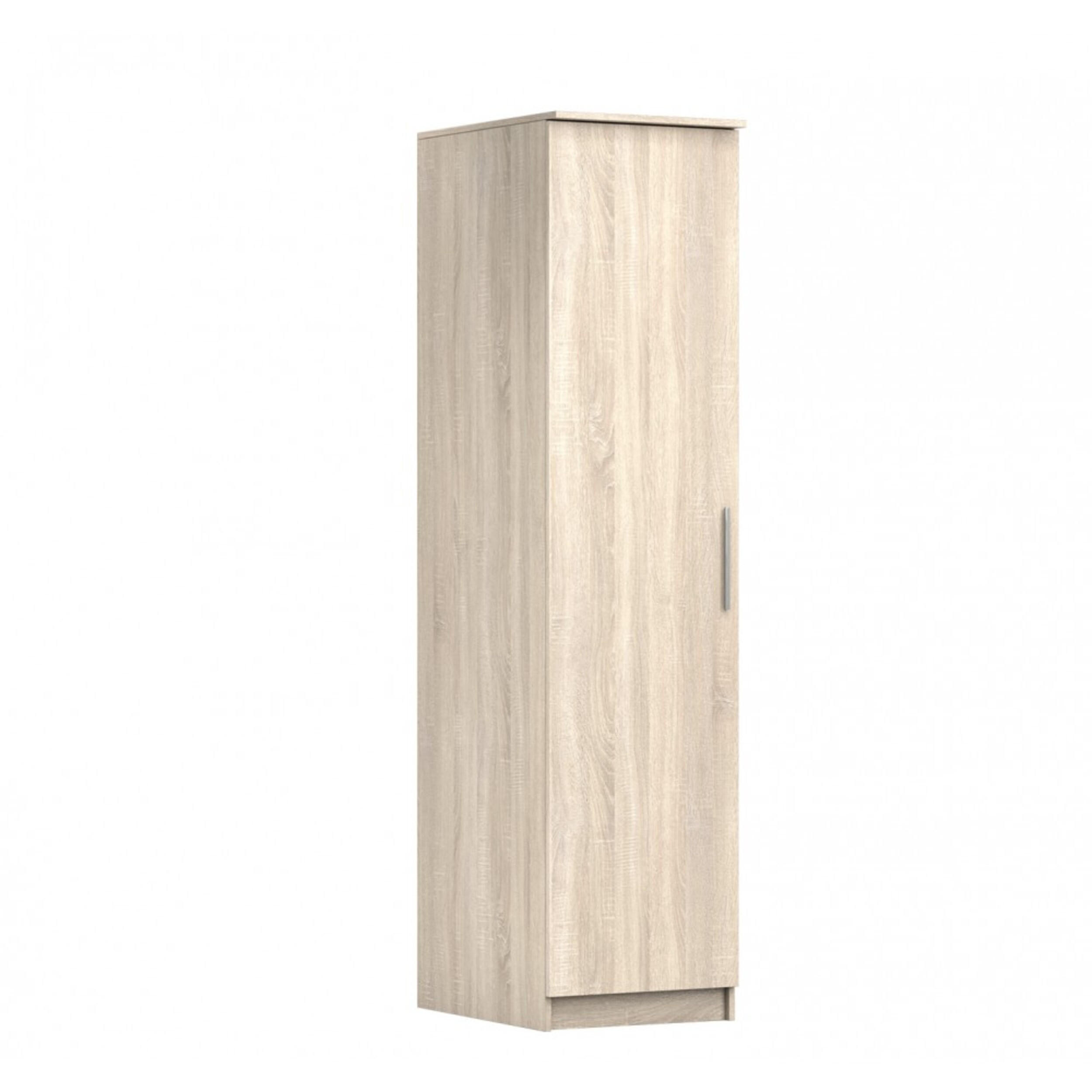 DREHTÜRENSCHRANK - RUTH 1D SONOMA - Sonoma Eiche, Holzwerkstoff/Metall (50/210/64cm) - Möblo