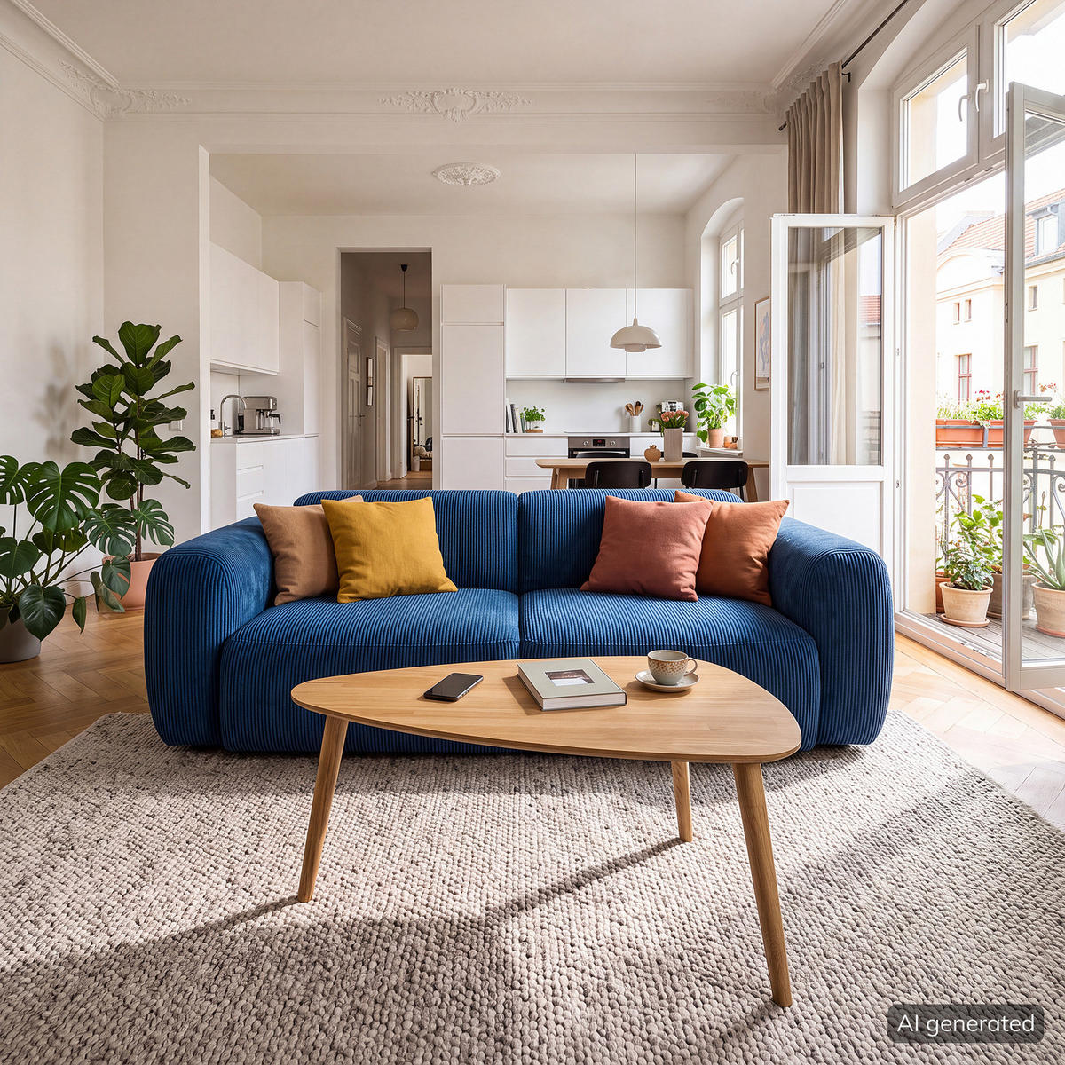 COUCHTISCH - Massivholz - Eichefarben/Braun, Eichenholz/Holz (50/70/36cm) - home24