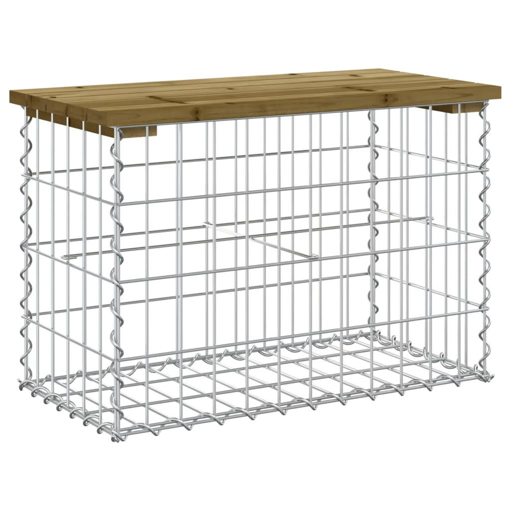 furnicato Gartenbank Braun 63x42x31.5 cm