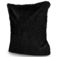FELL RIESEN SITZSACK Square 140x180cm - Schwarz, Textil (140/25/180cm) - Green Bean