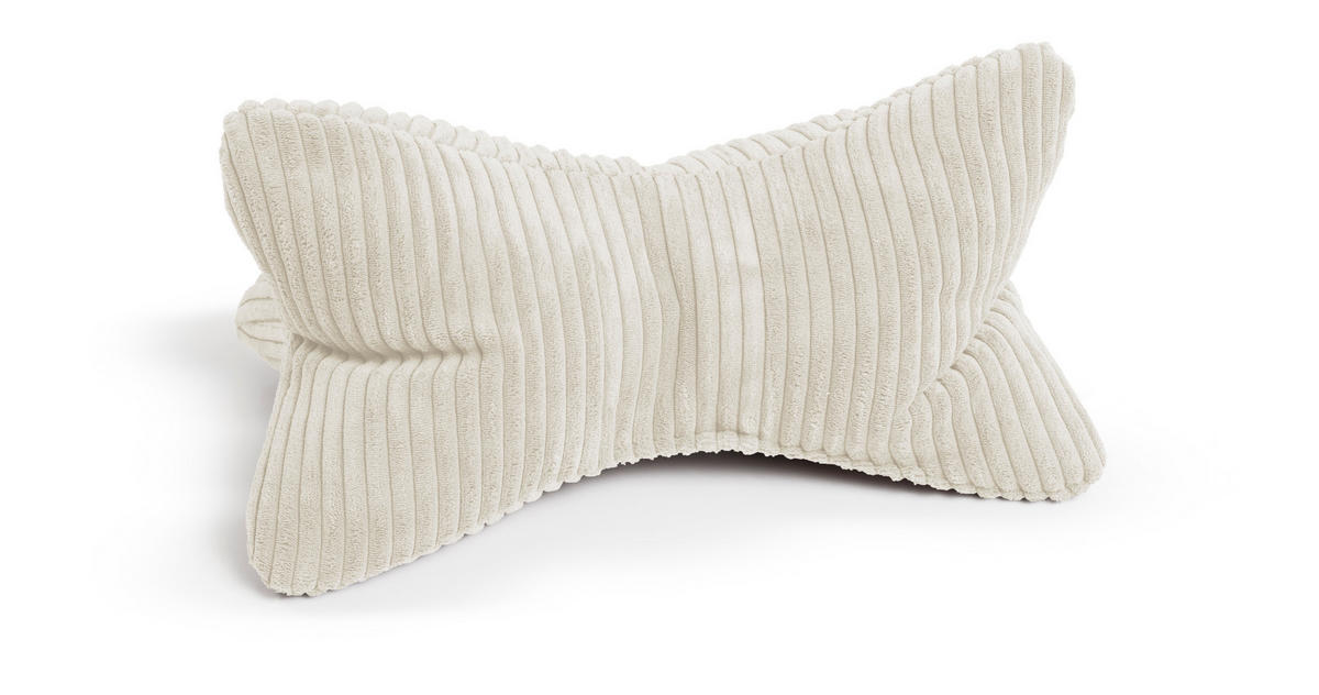 KISSEN Leseknochen Shara beige - Beige, Textil (22/42cm) - Magma Heimtexx