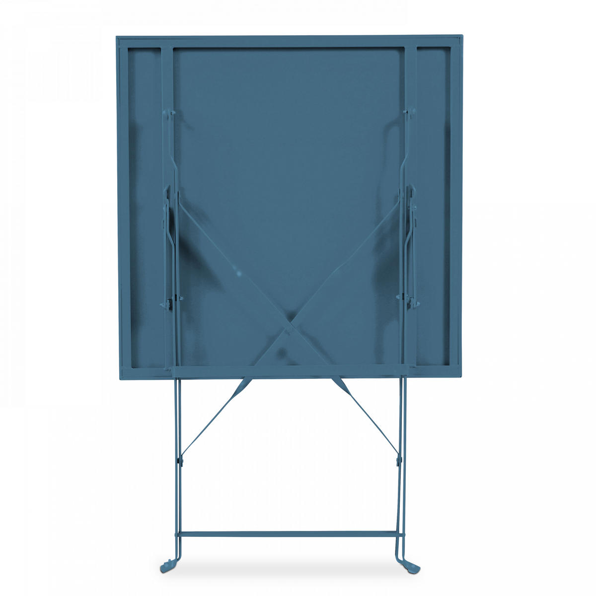 GARTENTISCH , klappbar, Pazifikblau - Dunkelblau, Metall (60/60/71cm) - Oviala