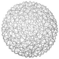 TISCHSET PAPIER RUND, Papier, grau, Ø 35 cm - Grau, Papier (35cm) - Orion 