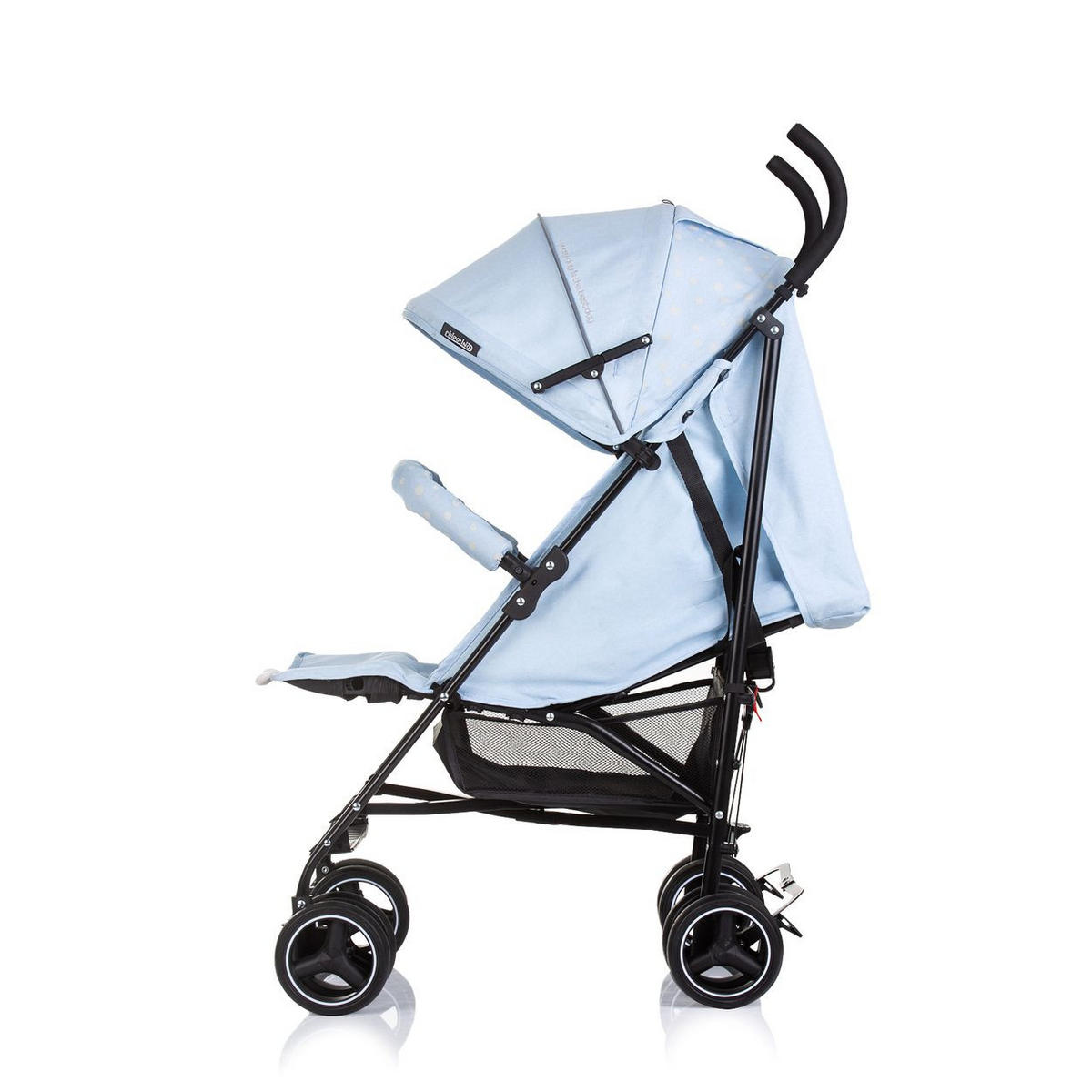 BUGGY Milano blau Buggy bis 22 kg, Rückenlehne verstellbar, faltbar - Blau, Metall (60/49/105cm) - Chipolino
