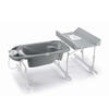 BABY-BADEWANNE mit Wickelauflage Idro Baby Estraibile - Grau, Kunststoff (78/140cm) - Cam il Mondo del Bambino S.p.A.