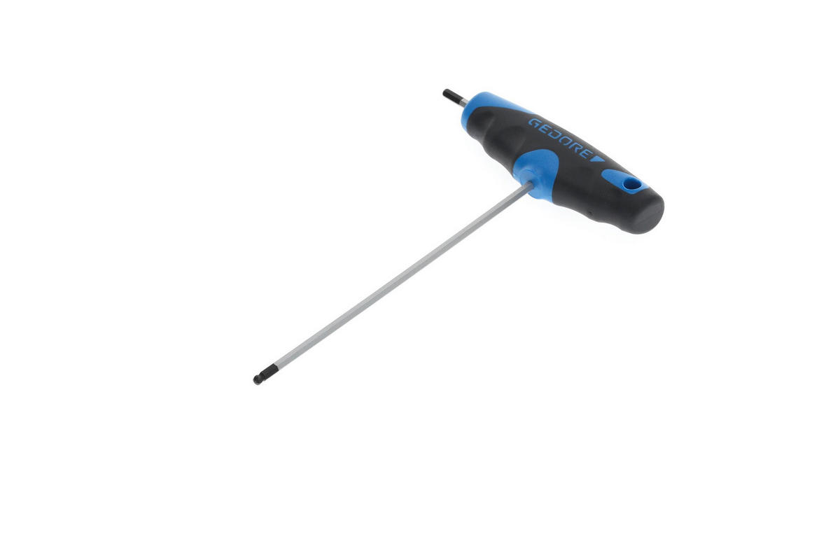 DT 2142 3 WINKELSCHRAUBENDREHER MIT 2K-T-GRIFF 3 MM - Multicolor, Kunststoff/Metall (10/15cm) - Gedore