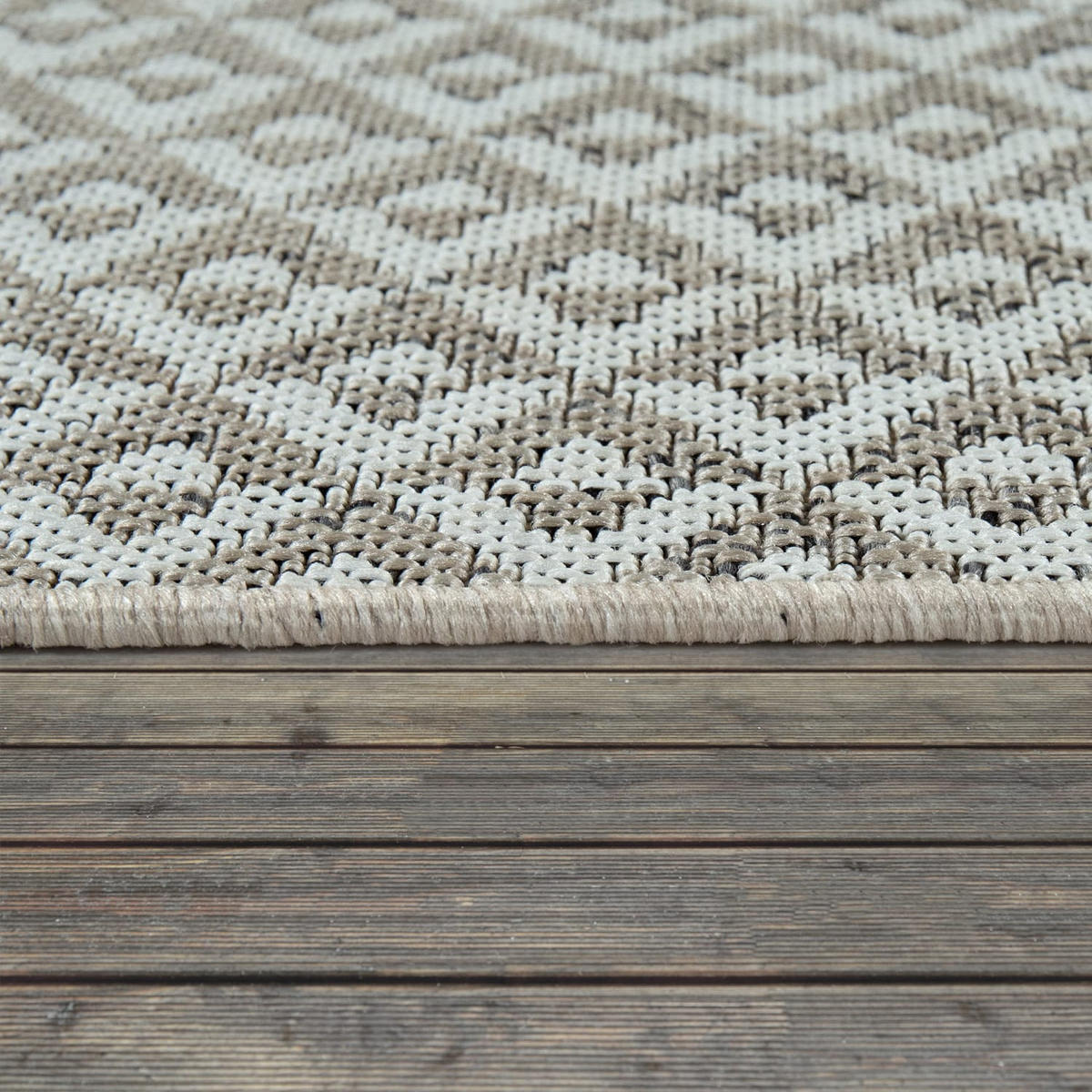 OUTDOORTEPPICH 120/170 cm Kortrijk 745 - Grau, Kunststoff (120/170cm) - Paco Home