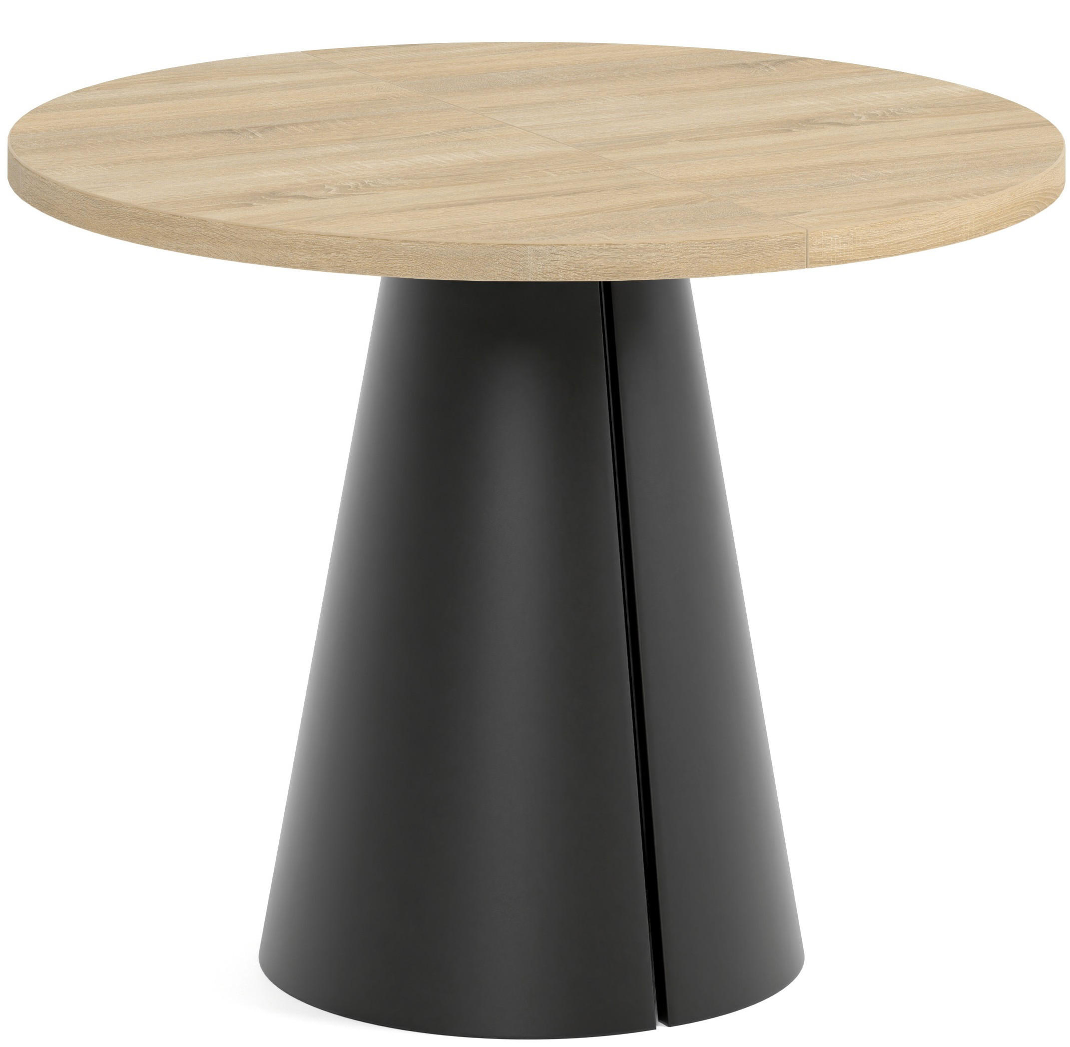 TISCH Schwarz ALMA Ausziehbar 100/176 cm - Eichefarben/Schwarz, Holzwerkstoff (2/100/76cm) - Sepro Meble