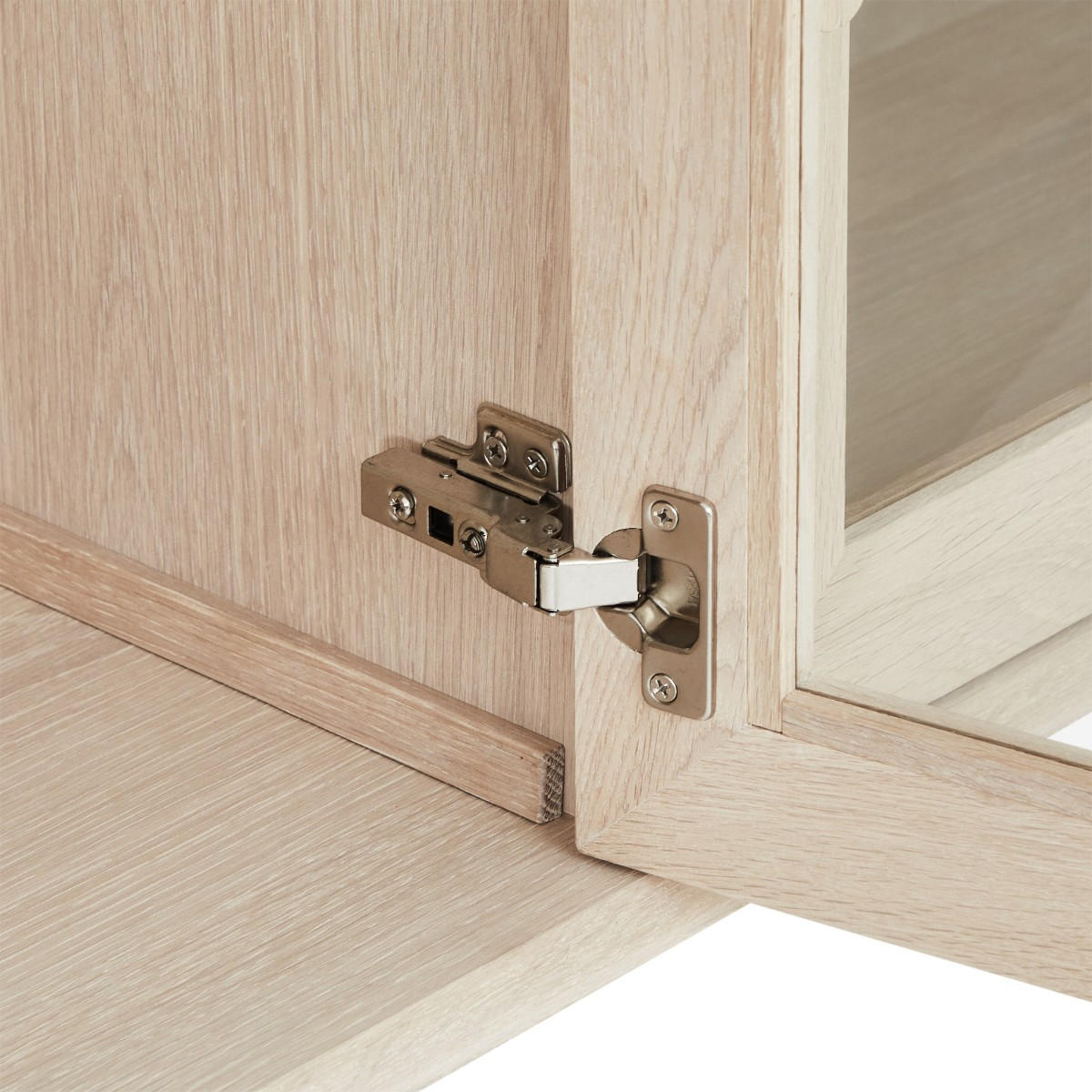 VITRINE Eiche massiv - Eichefarben, Holz/Holzwerkstoff (212/60/34cm) - Furnhouse