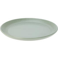 TELLER aus Steinzeug Grün 22/22/2,1 cm - Grün, Keramik (22cm) - Siaki