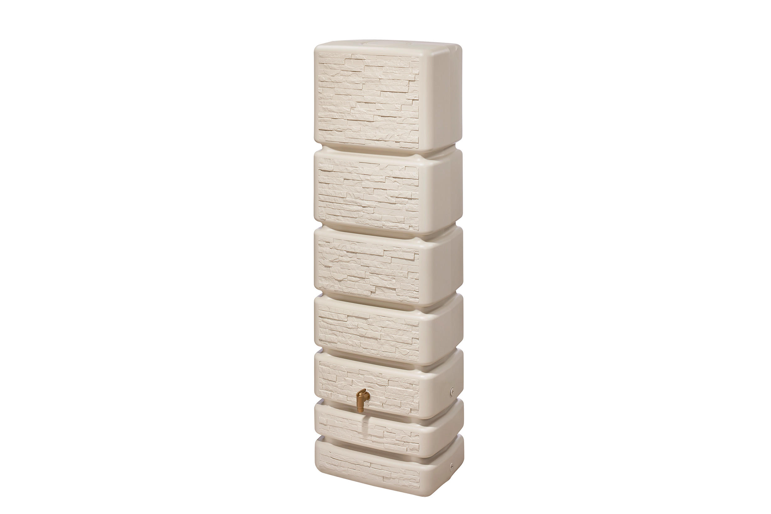 WANDTANK 350 L, sandbeige - Beige, Kunststoff (39/184/60cm) - 4rain