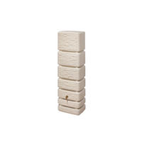 WANDTANK 350 L, sandbeige - Beige, Kunststoff (39/184/60cm) - 4rain