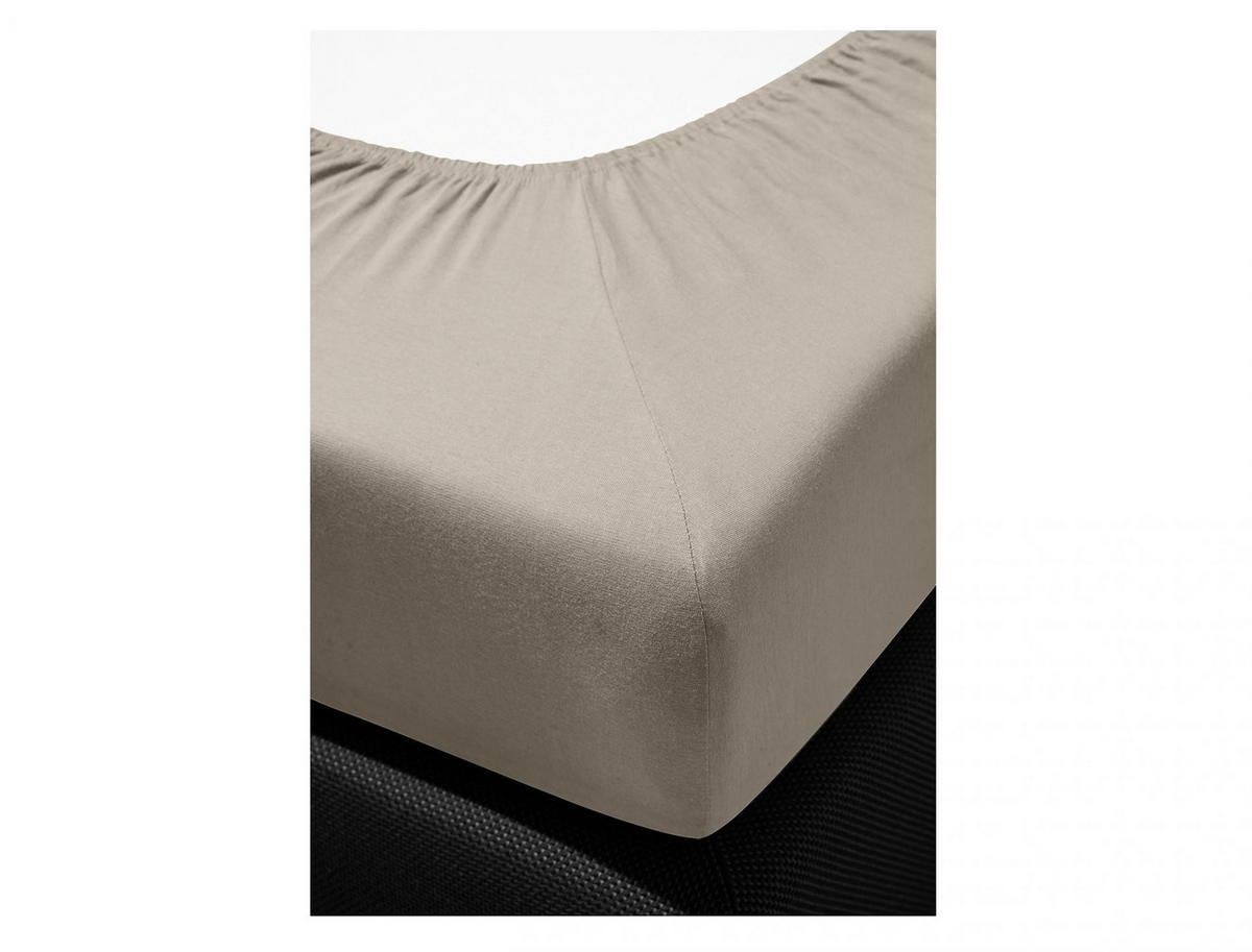 SPANNBETTTUCH JUPITER 0008 - Silberfarben, Textil (150/200cm) - Irisette