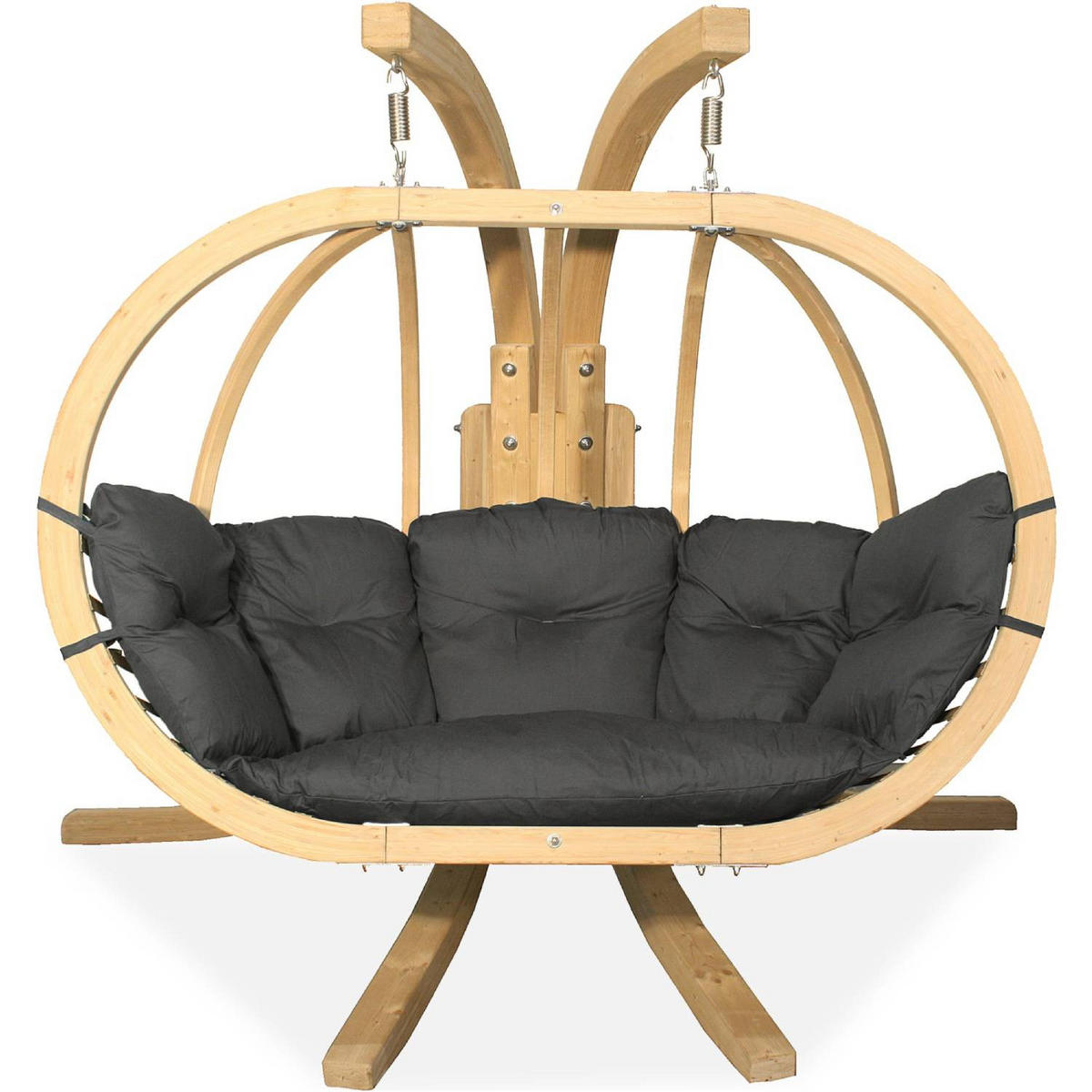 KONSIMO® HÄNGESESSEL mit Gestell CALLISTO ,Dunkelgrau