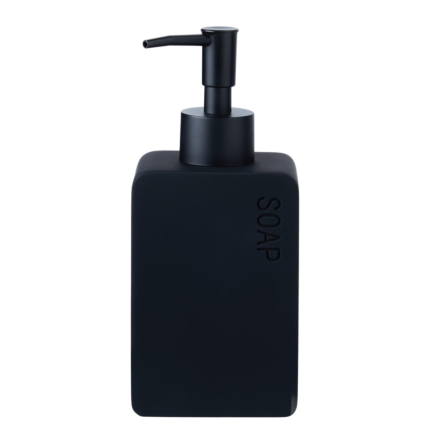 SEIFENSPENDER Basic - Schwarz, Stein (6/18/7cm) - Butlers