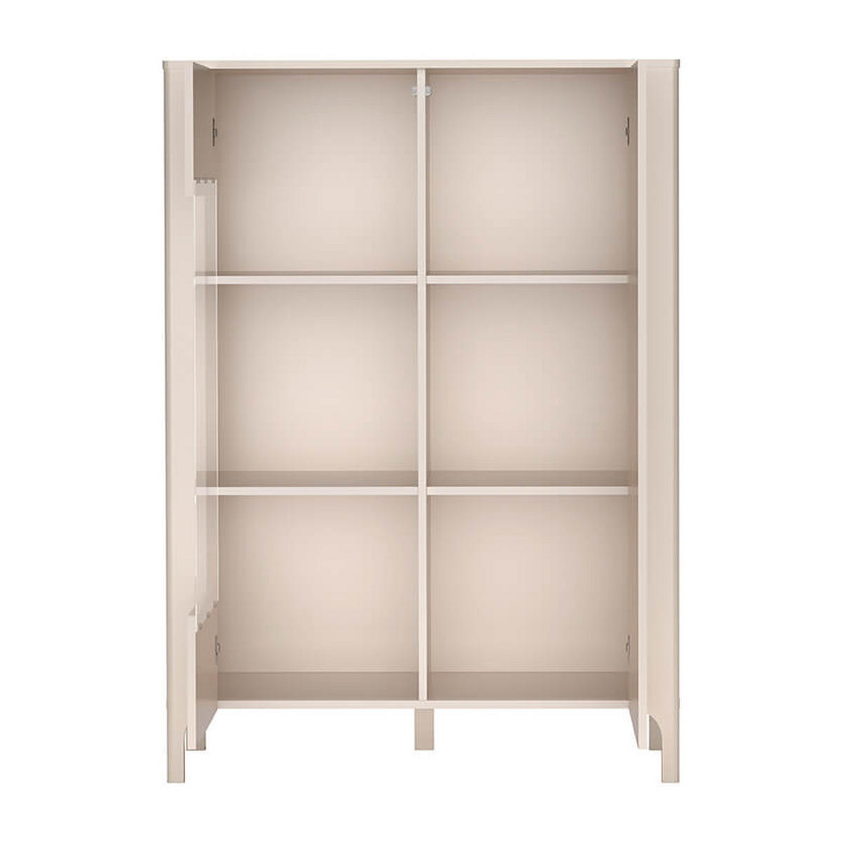 VITRINE Malumi MM-3 103 x 145 x 40,5 cm Kaschmir - Kaschmir, Holzwerkstoff (103/145/40.5cm) - Koseto
