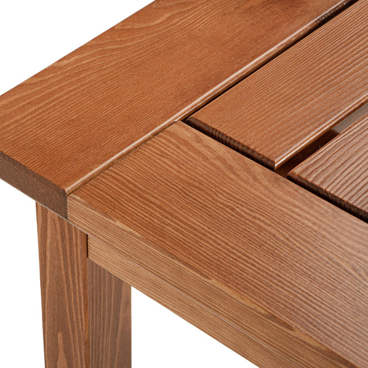 GARTENMÖBELSET NYCTERE Tisch und Stühle für 6 Personen, braun - Braun, Holz - KONSIMO®