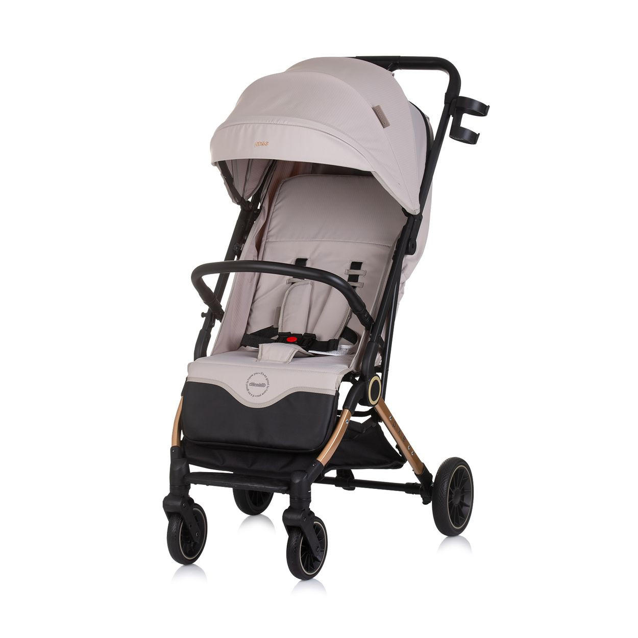 BUGGY Pixie hellbraun zusammenklappbar Getränkehalter Korb 22 kg - Braun, Metall (78/53/104cm) - Chipolino