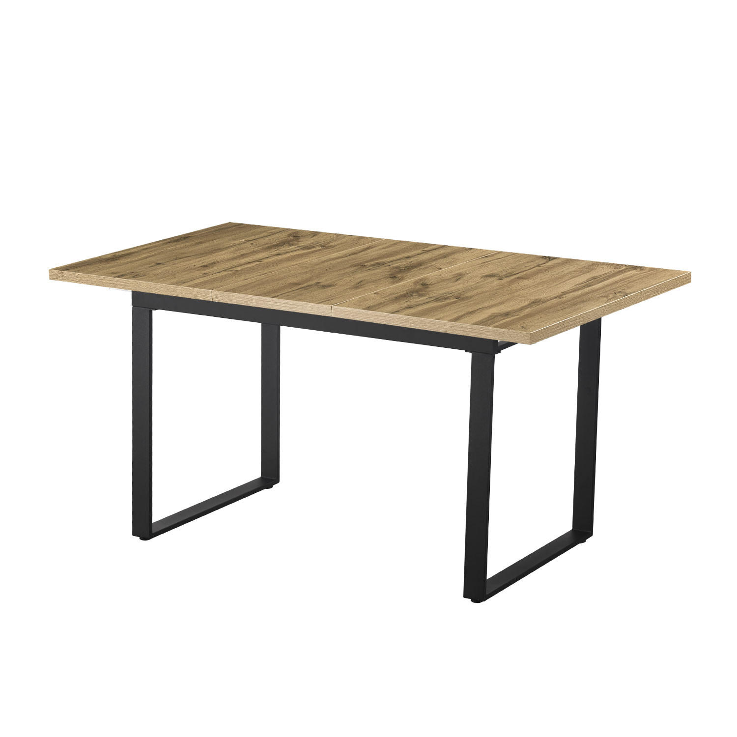 ESSTISCH ANNA 120-160/80/76 cm Eiche - Eichefarben, Holz (80/120/76cm) - B&D Home